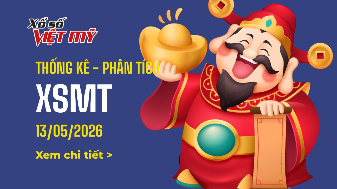 Thống kê XSMT ngày 13/5/2026 - Phân tích xổ số miền Trung Thứ 4